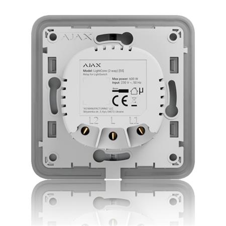 Ajax LightCore (2-way) - Relé pro LightSwitch (spínač řazení 6-schodišťový)