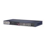 DS-3E0520HP-E full Gb switch 16x PoE (4x HI-PoE), 2x uplink RJ-45 + 2x uplink SFP, 225W,