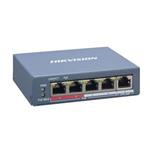 DS-3E1105P-EI Smart switch 4x 100TX PoE + 1x 100TX uplink, 60W, Super PoE