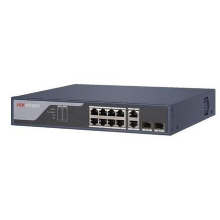 DS-3E1310P-SI Smart managed switch 8x100TX PoE + 2x Gb Combo Uplink, 125W, Super PoE -