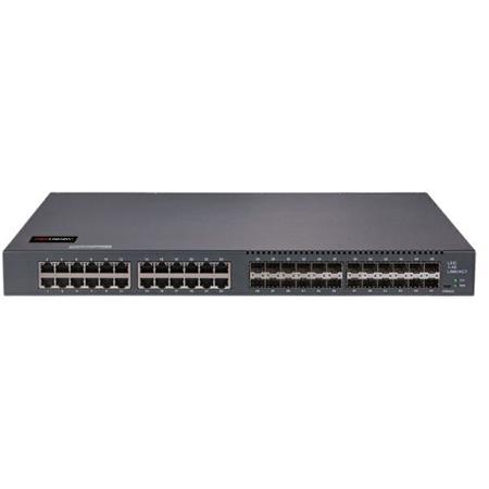 DS-3E3756TF Full Managed Gigabit Switch, 24x Gb T- Ports, 24x Gb Base-X ports, 8x 10G