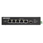 DS-3T0306HP-E/HS Průmyslový switch, 3x 100Mb PoE, 1x Hi-PoE + 1x 1Gb RJ45+ 1x Gb SFP,