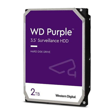 HD WD Purple 2TB, 3,5", SATA 6Gb/s, 256MB