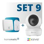 HmIP-SET9 Sada Homematic IP - Kontrola přístupu s kamerou Ezviz