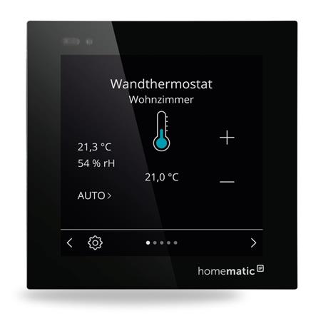 Homematic IP Drátový skleněný displej PLUS - HmIPW-WGD-PL