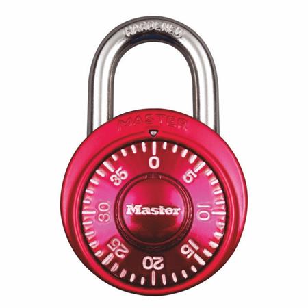 Kombinační visací zámek 1530EURDCM - Master Lock - červený - 48mm