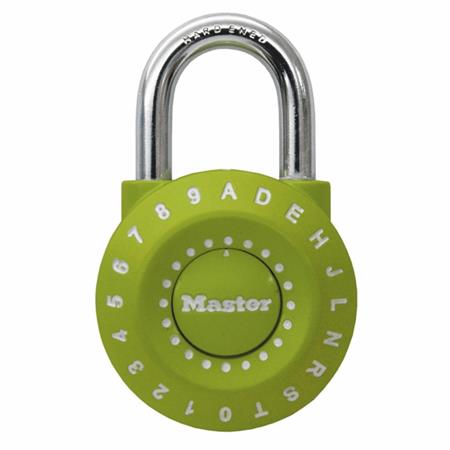 Kombinační visací zámek 1590EURDCOL - Master Lock - zelený