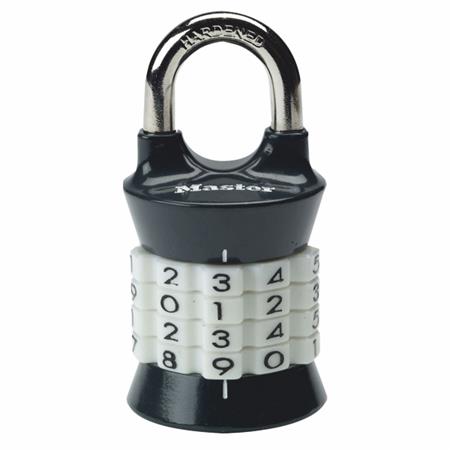 Kombinační visací zámek vertikální 1535EURDCOL - Master Lock - bílý