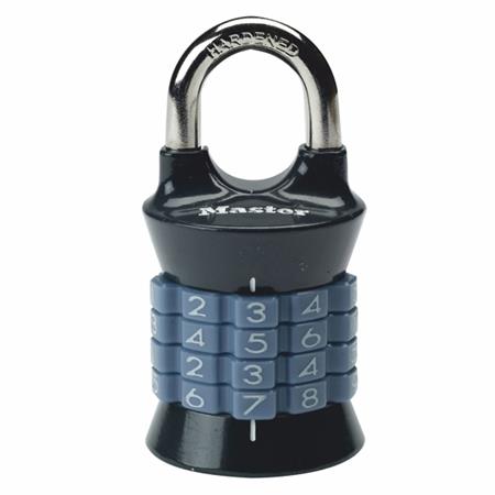 Kombinační visací zámek vertikální 1535EURDCOL - Master Lock - šedý