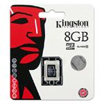 MicroSDHC Kingston 8GB 45MB/10MBs Class 10