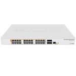 MikroTik Cloud Router Switch CRS328-24P-4S+RM, 800MHz CPU, 512MB, 24xGLAN, 4xSFP+cage,