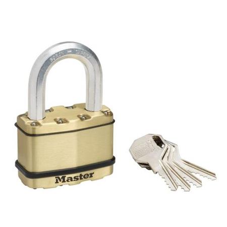 Mosazný visací zámek M15BEURDLF - Master Lock Excell - 64mm