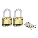 Set 2 ks mosazných visacích zámků M5BEURTLF - Master Lock Excell - 50mm