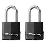 Set 2 ks visacích zámků z vrstvené oceli M115EURTLF - Master Lock Excell - 48mm