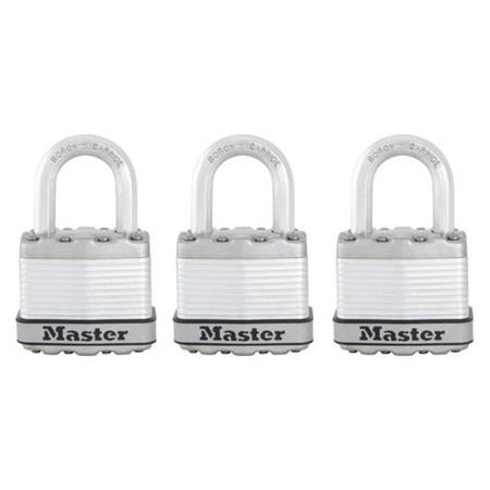 Set 3 ks titanových visacích zámků M1EURTRI - Master Lock Excell - 45mm