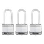 Set 3 ks titanových visacích zámků M1EURTRILH - Master Lock Excell - 45mm