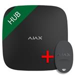 SET Ajax Hub black + DÁREK ZDARMA Ajax SpaceControl black