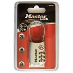 Visací kombinační zámek  Master Lock TSA 4688EURD - stříbrný