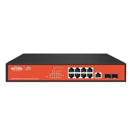 WI-PCMS310GF 8GE + 1Combo SFP + 1SFP 802.3af/at Cloud L2 Managed PoE switch; 140W