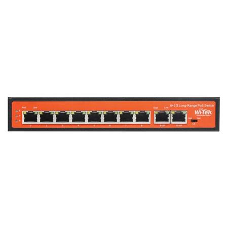 WI-PS210G V2 8FE + 2GE HiPoE switch; 250m; 120W